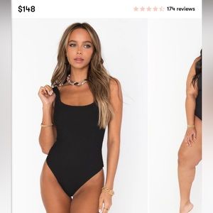 ShowmeyourMumu Scrunch One Piece Swimsuit